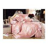 Red Elegant Satin Silk Bedding Sets Beautiful Bed Linen Pillowcase Flat Sheet