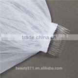 New Grance Fashionable Long Tulle Wedding Bridal Veils & TwoTiers Tulle Cathedral Bridal Veil HL08 thumbnail-2