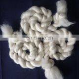 100% Pure Dehaired White Cashmere Fiber Tops 16.0mic 46mm thumbnail-1