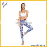 Bulk Oem Printing Polyester Spandex Mix Yoga Tights Woman Leggings