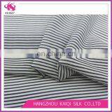 Print Silk Fashion Fabric Cotton Silk with Stripes Silk Blend Cotton Fabric for Dress | Scarf