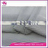 Print Silk Fashion Fabric Cotton Silk With Stripes Silk Blend Cotton Fabric for Dress | Scarf