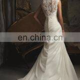 Glorious Exquisite Swirls Bridal Gown Fit and Flare Gown With Sashing 2016 thumbnail-2