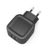 2017 NEW 5V 3.1A/3.4A Wall Type 2 Port USB Power Charger for Travel thumbnail-4