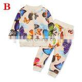 2019 Kids Coat & PANTS 2PCS SET BUTTERFLY FULL PRINT thumbnail-3