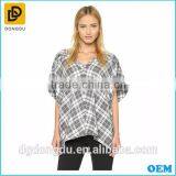 OEM Design Wholesale Cheap Plaid Maternity Blouse thumbnail-3