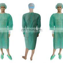 Non Sterile Gowns Lab Medical With Front Botons CPE Isolation Wholesale thumbnail-4