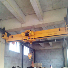 2T Span 12m Suspended Single Girder Eot Crane Remote Control Single Speed,Electric Hoist Suspension Crane thumbnail-2