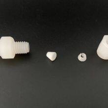 Corrosion Resistant High Temperature Plastic Tube Fittings PVDF Male Connector 1/8