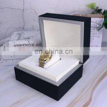 High-end PU Leather Watch Case Rectangular Jewelry Watch Box thumbnail-4