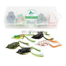 JOHNCOO Hot Sale Soft Snakehead Frog Lures Set Fishing Lures thumbnail-1