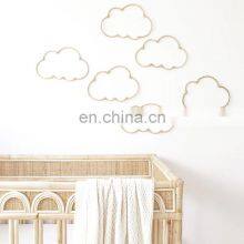 Decorative Woven Skye Rattan Cloud Wall Decals WIcker Wall Decoration Wholesale Vietnam Supplier thumbnail-1
