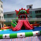0.9mm PVC Tarpaulin Colorful Inflatable Land Amusemet Park for Sale thumbnail-3