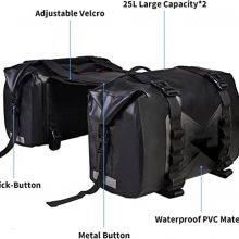 50L Motorcycle Luggage Bags For Motorbike Travel – Motorcycle Panniers Bags – Detachable Bag thumbnail-3