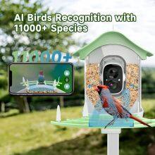 Outdoor AI Smart Bird Feeder Camera 2.0MP IP65 Waterproof IP Bullet Style Night Vision and WiFi Features Recognizes Bird Species thumbnail-4