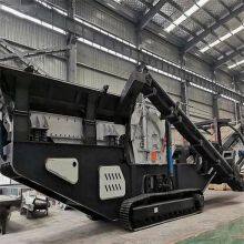 Tracked Mobile Crushing Plant, Limestone and Pebble Crusher, Construction Waste and Stone Mobile Truck thumbnail-4