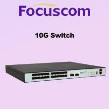 Focus S5863-24X2C L3 Managed 10G Fiber Switch, 24-Port SFP+ With 2-Port 100G QSFP28 Uplinks, High-Performance Networking Aggregation Layer Switch thumbnail-2