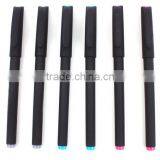 Black Business Bullet Gel Ink Pen With Frosted Penholder and Customized Logo Supplier's Choice thumbnail-3