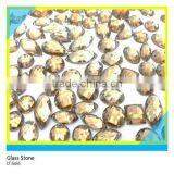 LT. Purple 2 Holes Glass Diamond Stone Flatback Sew on Rhinestone thumbnail-4