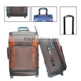 polyester luggage trolley bag&vip luggage&branded leather luggage bags