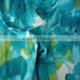 Big Flower Print Fabric Stretch Chiffon Fabric 100 Polyester Crepe Chiffon Fabric thumbnail-1