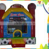 2014 Newest China 0.55mm PVC Cute Popular Soccer Them Inflatable Bouncer for Kids