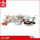 2014 Special Promotional 16pcs Stainless Steel Cookware Set thumbnail-1