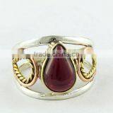 Fabulous !! Garnet 925 Sterling Silver Ring, Silver Jewelry Wholesaler, Indian Silver Jewelry thumbnail-3