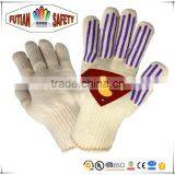 FTSAFETY High Quality Knit Hot Mill Glove With Single-sided PVC Dots