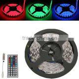 5m 500cm 5050 RGB 300 LED SMD Flexible Light Strip+Mini 44 Key Remote Controller