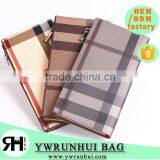 Fashion Wholesale Factory Cheap Pu Leather Zipper Long Wallet For men