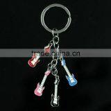 Various Hot Sale Wholesale Custom Enamel Metal Music Keychain for Promotion thumbnail-1