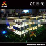 Miniature Building Models With Lighting and Landscape System