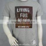 Mans Casual Style Silkscreen Printing 100% Cotton O-neck T-shirt thumbnail-1