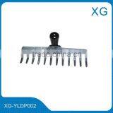 Garden Hand Rake / Garden Leaf Rake / Adjustable Garden Rake thumbnail-1