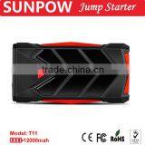SUNPOW Car Battery Charger 12,000mAh Super Power Bank 12V Gasoline and Diesel Emergency Car Portable Battery Jumper thumbnail-3