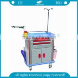 AG-ET011A1 One door ABS material medical cart with drawer