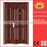 SC-S044 7cm Door Leaf 0.6/1.2mm Finished Security One&Half Steel Plate Doors thumbnail-1