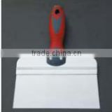 Paint scraper with rubber handle