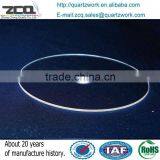 Thin Quartz Fused Silica Glass Sheet Circular Shape Quartz Wafer thumbnail-4