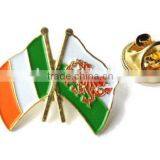 Good Quality Best Price Epoxy Coated National Cross Flag Lapel Pin Badges thumbnail-4