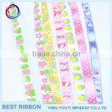 HOT SALE Newest Fashion single face printed satin ribbon for craft