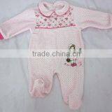 Wholesale Baby Clothing China Fashion Baby Toddler Romper With Pink Dots thumbnail-1