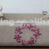 Embroidery Cotton Bread Box/bread Basket thumbnail-1