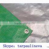 145gsm Silver and Green Color Tarpaulin&aluminium Eyelet pe Tarpaulin&dustproof Car Cover thumbnail-1