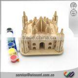 Educational New Design Drawing Construction Wooden 3D Puzzle thumbnail-2