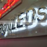 Waterproof halo lit polished stainless steel led letters                        
                                                Quality Choice