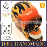 Best selling enamel skull head pewter jewelry box