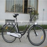 36V LED Spanniga light city electric bicycle XY-EB001A woman