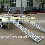 Tandem Car Trailer /galvanized Digger Trailer /digger Carrying Trailer TR1807 thumbnail-3